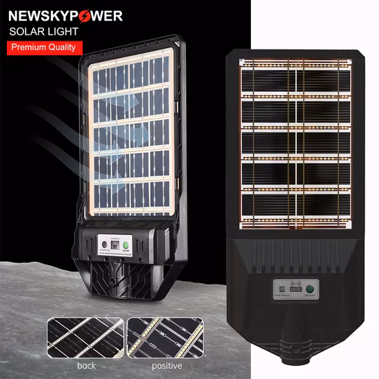 Jardin extérieur IP65 tout en un lampadaire LED solaire intégré avec CE approuvé