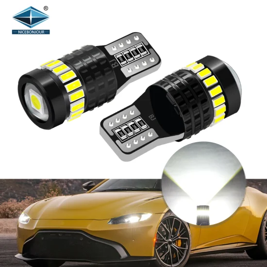 Super luminosité 12V T10 3014SMD lampe de porte voiture ampoules LED Canbus 501 W5w 194 168 T10 LED