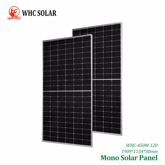 Usine 182mm Demi Cellule Solaire Modules PV 410W 550W 700W 144cellules Photovoltaïque Perc Hjt Mono Panneau Solaire Prix pour Système d'Énergie Solaire Commercial Accueil